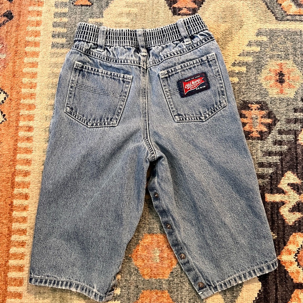 VINTAGE OLD NAVY Baby Wide Leg Blue Jeans